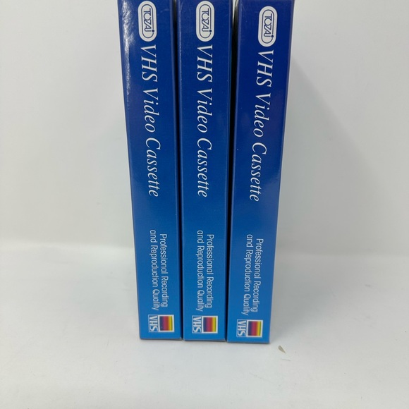 NEW Lot of 3 Tozai Premium Grade T-120 6 Hour Blank VHS Video Tape Sealed B6 - Picture 2 of 4